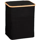 KESPER Wäschesammler, schwarz Bambus, B/H/L: ca. 35x5x43,5 cm,