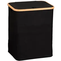 KESPER Wäschesammler, schwarz Bambus, B/H/L: ca. 35x5x43,5 cm,