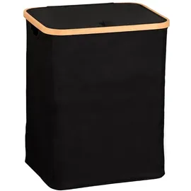KESPER Wäschesammler, schwarz Bambus, B/H/L: ca. 35x5x43,5 cm,