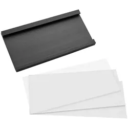 CombiCraft Magnetische Etikettenhalter 50x25 mm- Set von 5 für Effiziente Organisation