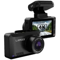 LAMAX T10 Dashcam mit GPS Blickwinkel horizontal max.=170 Datenanzeige im Video, G-Sensor, WDR, Schleifenaufzeichnung