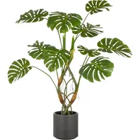 Creativ green Kunstpflanze CREATIV GREEN "Split Philodendron", grün, H:120cm, Kunststoff, Kunstpflanzen, Kunstpflanze, mit naturgetreuer Gestaltung