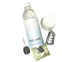 Wasserflasche mit Fach, Umleitungswasserflasche, sichere Aufbewahrungsdose, geheime Geldflaschen, echtes Geheimversteck Wasserflasche für Wertsachen, Schlüssel, Bargeld