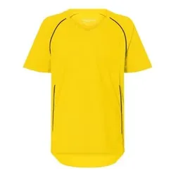 Kinder Basic Team Trikot JN386K, gelb/schwarz, Größe XS - gelb/schwarz - XS
