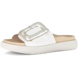 Gabor Pantolette GABOR "Pantolette", Damen, Gr. 38, creme, Schuhe Pantolette