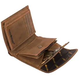 GREENBURRY Vintage Geldbörse Damen braun