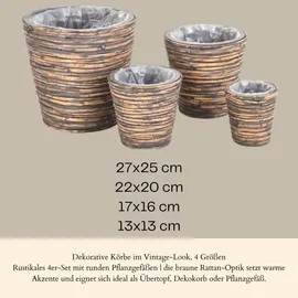 Marrakesch Orient & Mediterran Interior Marrakesch 27 x 27 x 27 cm Braun