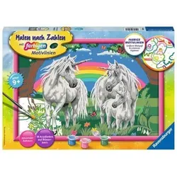 RAVENSBURGER 28908 Malen nach Zahlen Fabelhafte Einhornwelt