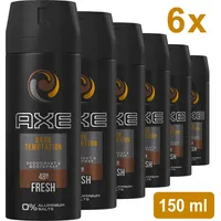 Axe Dark Temptation 6 x 150ml Deospray Deodorant Bodyspray