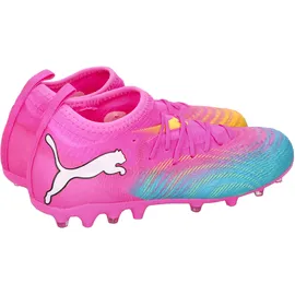 Puma Future 9 Match MG Kinder Poison Pink/Sun Stream/Bright Aqua 38