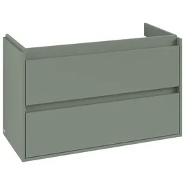 Villeroy & Boch Waschtischunterschrank 2 Auszüge 97,2 x 59,6 x 43,9 cm Soft Green