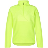 Ziener Unisex Kinder JONKI Skipullover, Skirolli, Funktions-Shirt | Langarm, atmungsaktiv, Fleece, neon Green, 128