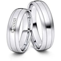 Partnerringe / Freundschaftsringe Sylt 925er Silber - 8477