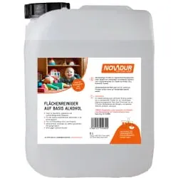 NOVADUR Flächenreiniger auf Basis Alkohol 040.2651 , 5 l - Kanister