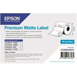 Epson Etikettenrolle, Normalpapier, 102x51mm, C33S045531