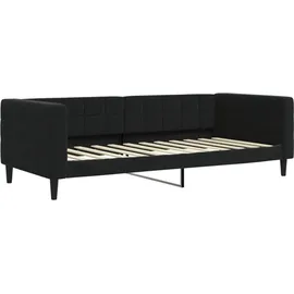 vidaXL Tagesbett Schwarz 90x200 cm Samt