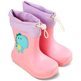 Generisch Regenstiefel Kinder Gummistiefel Kinder Rutschfest und Federleicht für Jungen und Mädchen - 28.5 EU