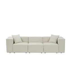 Einzelsofa  Trillo , beige , Maße (cm): B: 281 H: 73 T: 96