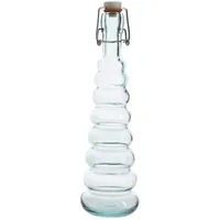 MARELIDA Glasflasche Bügelverschluss Recyclingglas 410ml