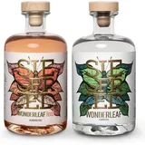 Siegfried Wonderleaf und Wonderleaf Rosé Set I Alkoholfrei | Von den Machern des weltweit prämierten Siegfried Gin I Vegan I Zuckerfrei I Natürliche Destillate | 2 x 500ML