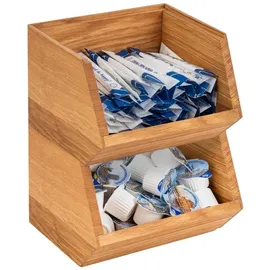 APS Buffet Box, 17,5 x 15,5 cm, H: 12,5 cm Eichenholz,
