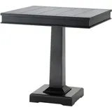 Casa Padrino Designer Luxus Birkenholz Esstisch Schwarz 80 x 80 x H. 78 cm - Luxus Qualität - Schwarz
