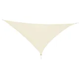 Mojawo - Dreieck Sonnensegel 3,6x3,6x3,6m Beige Mit Ösen+nylonschnüren-mmc2018-beige