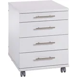 MÖBELPARTNER Serie 527 Rollcontainer 41,6 x 56,9 x 50 grau