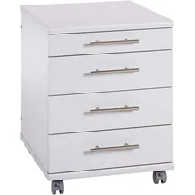 MÖBELPARTNER Serie 527 Rollcontainer 41,6 x 56,9 x 50 grau