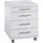 MÖBELPARTNER Serie 527 Rollcontainer 41,6 x 56,9 x 50 grau