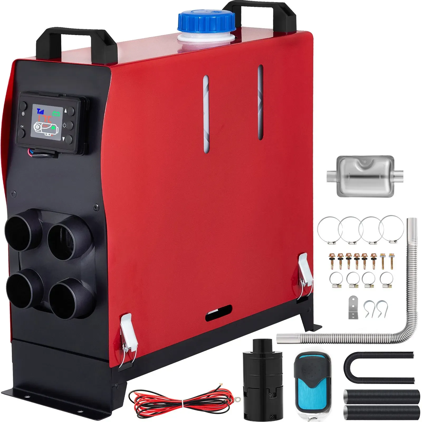 VEVOR 12V Diesel Lufterhitzer, 5KW Standheizung Diesel, Luft Dieselheizung,Air Diesel Heizung, Air Standheizung, Air diesel, LCD Heizung Luftheizung Standheizung LKW