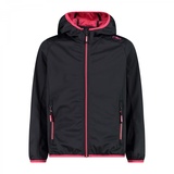 CMP CMP, Softshell jacket with fixed hood, ANTRACITE-FRAGOLA, 116