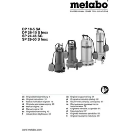 Metabo Drainagepumpe DP 18-5 SA