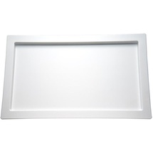 APS GN 1/3 Tablett -Frames-, Serviertablett 32,5 x 17,6 cm, H: 2 cm, Melamin, weiß