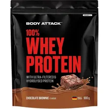 Body Attack 100% Whey Protein Chocolate Brownie Pulver 900 g