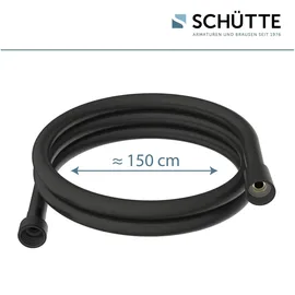 Schütte Duschschlauch 1,5 m Brauseschlauch Schwarz