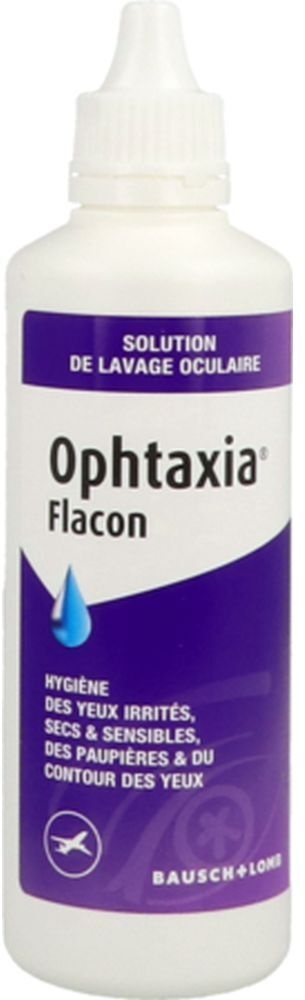 OPHTAXIA SOLUTION DE LAVAGE OCULAIRE - Solution ophtalmique pour lavage oculaire. - fl 10 100 ml gouttes ophtalmiques