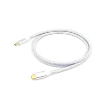 Equip 128358 USB 3.2 Gen 2 C-auf-C-Kabel 2,0m PD100W 4K/60Hz 10Gbps, Weiß