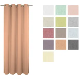 Wirth Vorhang WIRTH "Sunday" Gr. 2, rosa, B:141cm H:175cm, Jacquard, Baumwolle, Polyester, Gardinen, nach Maß