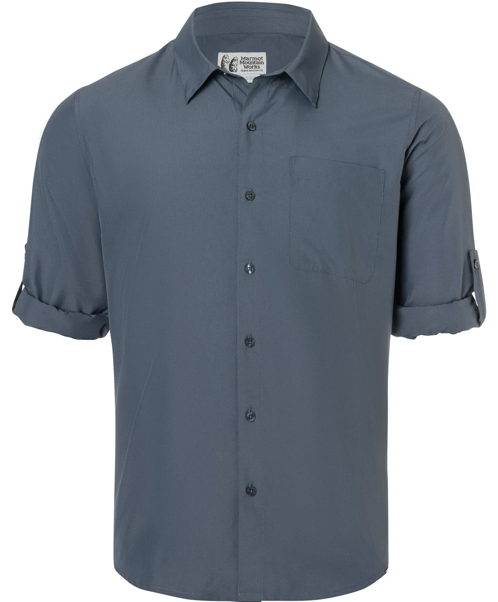 Marmot Herren AirExchange Langarmhemd - L - Thunderhead