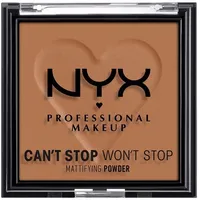 NYX Professional Makeup Can't Stop Won't Stop Mattifying Powder mattierendes Puder Farbton 08 Mocha