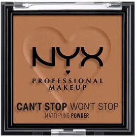 NYX Professional Makeup Can't Stop Won't Stop Mattifying Powder mattierendes Puder Farbton 08 Mocha