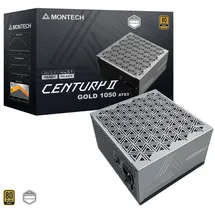 Montech CENTURY II 1050 (null Watt) (1050 W), PC Netzteil Silber