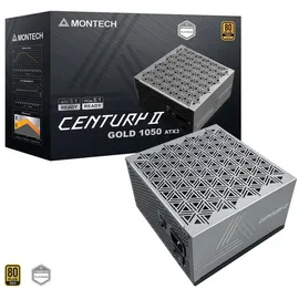 Montech CENTURY II 1050 (null Watt) (1050 W), PC Netzteil Silber