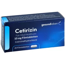 Cetirizin Fair-med Healthcare 10 mg Film 20 St