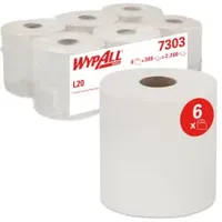 Wypall L20 2-lagig, weiß 6 Rollen x 380 Wischtücher