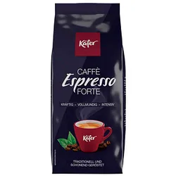 Käfer ESPRESSO forte Espressobohnen Arabica- und Robustabohnen kräftig 1,0 kg