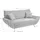 Home Affaire 2-Sitzer Saltare Kunstleder 174 x 78 x 82 cm Braun