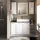 Vicco Badschrank Fame-Line 30 x 206,8 x 58 cm Bordeaux Hochglanz