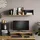 Vicco Wandregal Tomy 90 x 20 x 24 cm Anthrazit/Goldkraft Eiche